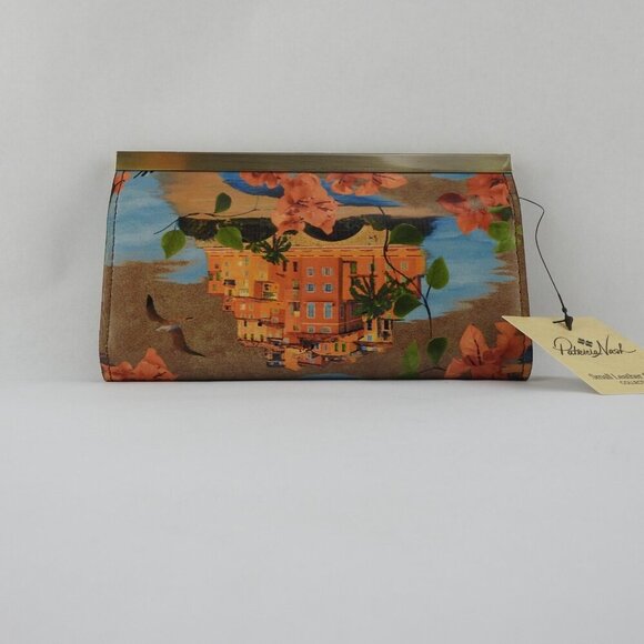 New Patricia Nash French Riveria Cauchy Wallet Clutch Bag Summer Beach Travel - Picture 2 of 5